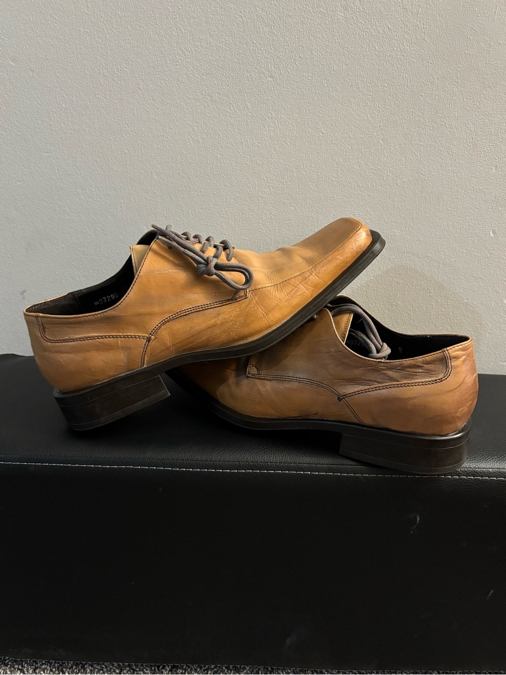 Kenneth Cole Reaction Men's Tan Leather Oxfords